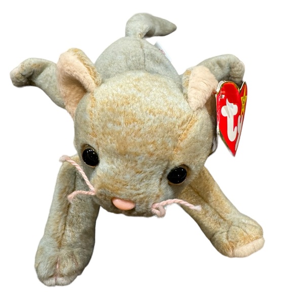 Ty Beanie Baby Scat The Cat DOB May 27, 1998 - Picture 1 of 4